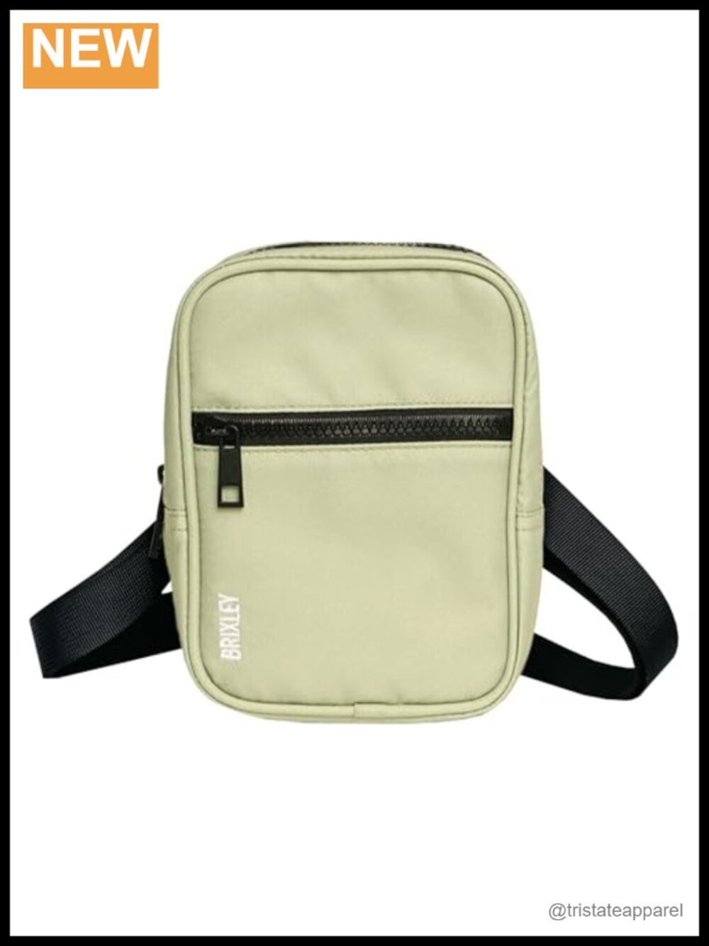 Brixley Crossbody Sling Bag Nylon 9 Pocket Travel Purse Women Everyday
